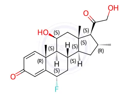 Chemical structure of Fluocortolone (Fluocortolone Pivalate EP Impurity A)