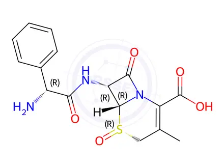 Chemical structure of Cephalexin oxidation Impurity 2