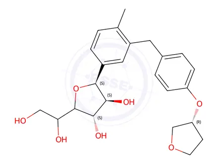 Chemical structure of Empagliflozin Impurity 7