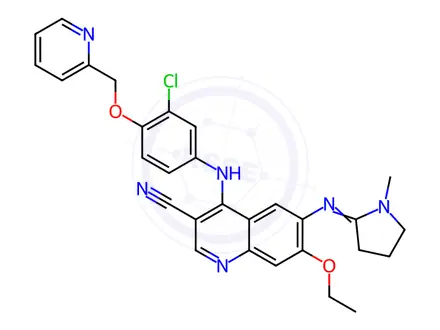 Chemical structure of Neratinib Impurity PRQ