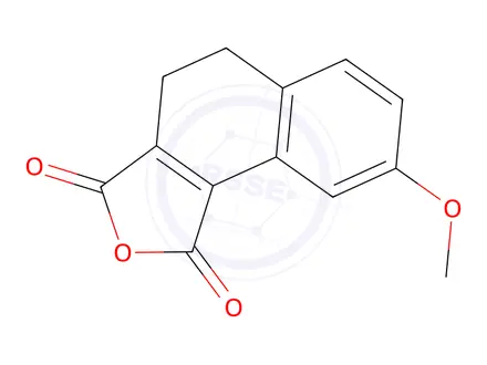 Chemical structure of 8-Methoxy-4,5-dihydronaphtho[1,2-c]furan-1,3-dione