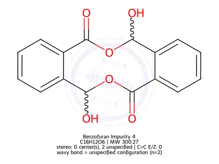 Chemical structure of Benzofuran Impurity 4