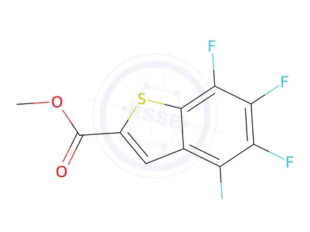 Chemical structure of 4,5,6,7-TETRAFLUORO-BENZO[B]THIOPHENE-2-CARBOXYLIC ACID METHYL ESTER