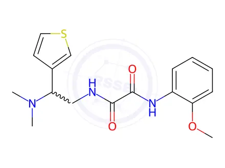 Chemical structure of N1-(2-(Dimethylamino)-2-(thiophen-3-yl)ethyl)-N2-(2-methoxyphenyl)oxalamide