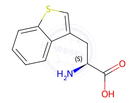 Chemical structure of H-β-(3-Benzothienyl)-Ala-OH