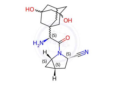 Chemical structure of Hydroxy Saxagliptin