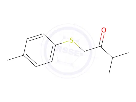Chemical structure of 3-Methyl-1-(p-tolylthio)butan-2-one