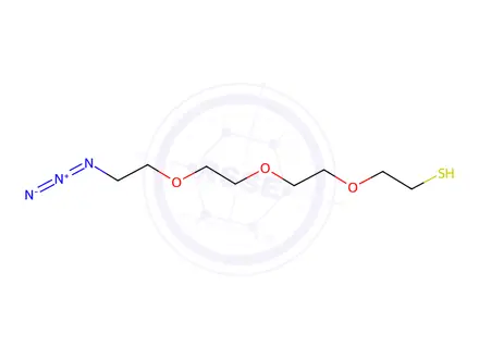 Chemical structure of Thiol-dPEG5-azido