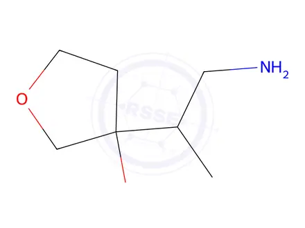 Chemical structure of 3-(1-Aminopropan-2-yl)tetrahydrofuran-3-ol