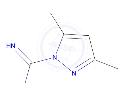 Chemical structure of 3,5-dimethylpyrazole-1-carboxamidine