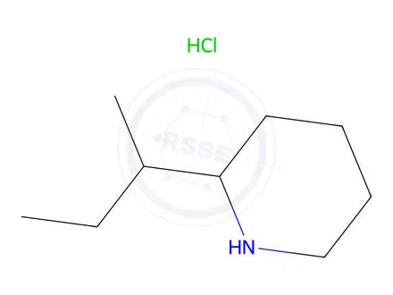Chemical structure of 2-(butan-2-yl)piperidine hydrochloride