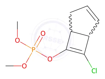 Chemical structure of Heptenophos