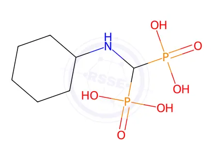 Chemical structure of Incadronate Disodium