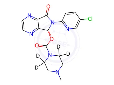 Chemical structure of Zopiclone-d4A