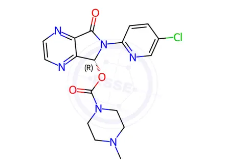 Chemical structure of (R)-Zopiclone