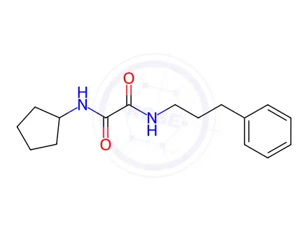 Chemical structure of N1-Cyclopentyl-N2-(3-phenylpropyl)oxalamide