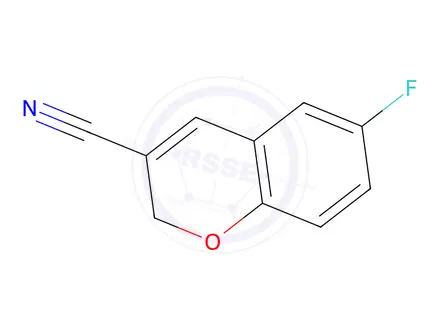 Chemical structure of 6-Fluoro-2h-chromene-3-carbonitrile