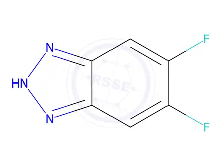 Chemical structure of 5,6-Difluoro-1H-benzotriazole