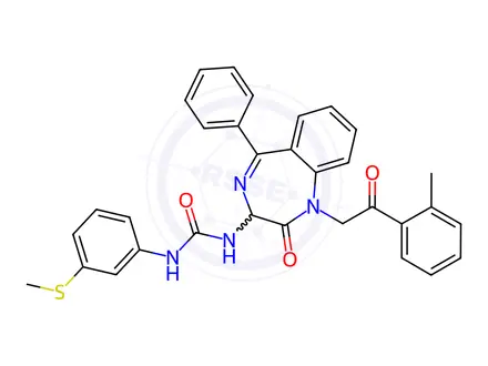 Chemical structure of YM 022 Impurity 36