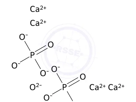 Chemical structure of Tetracalcium Diphosphorus Nonaoxide