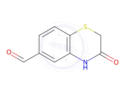 Chemical structure of 3-Oxo-3,4-dihydro-2H-benzo[b][1,4]thiazine-6-carbaldehyde