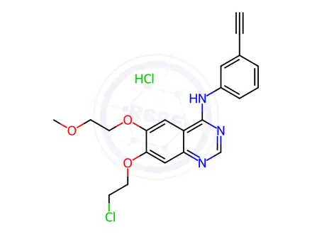 Chemical structure of Erlotinib Hydrochloride Impurity 2