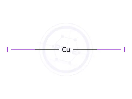 Chemical structure of Cuprous iodide
