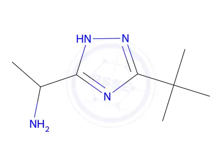 Chemical structure of 1-(5-tert-Butyl-4H-1,2,4-triazol-3-yl)ethan-1-amine