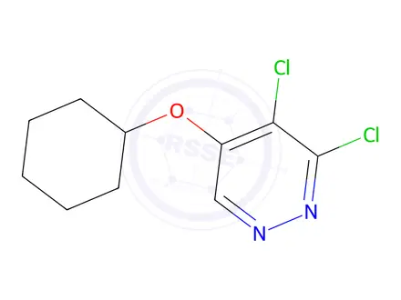 Chemical structure of 3,4-Dichloro-5-(cyclohexyloxy)pyridazine