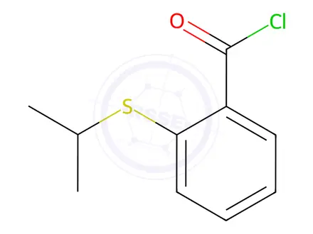 Chemical structure of Benzoyl chloride, 2-[(1-methylethyl)thio]-(9CI)