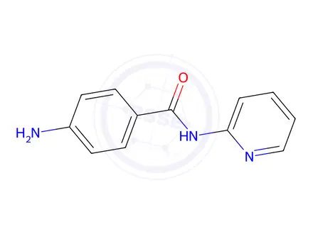 Chemical structure of 4-Amino-N-pyridin-2-ylbenzamide