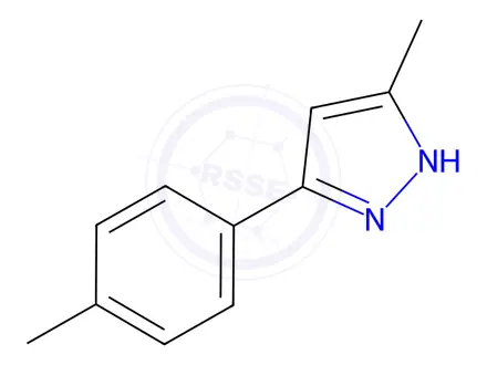 Chemical structure of 3-Methyl-5-p-tolyl-1H-pyrazole