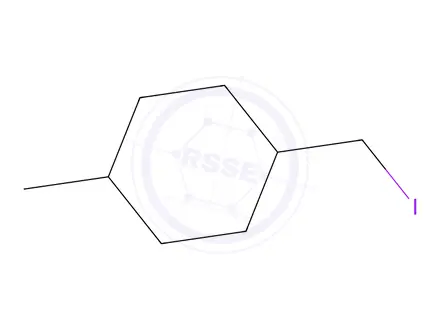Chemical structure of trans-1-(iodomethyl)-4-methyl-cyclohexane