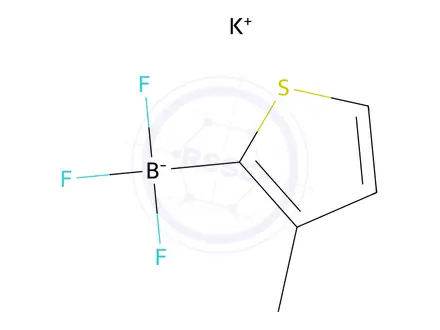 Chemical structure of Potassium trifluoro(3-methylthiophen-2-yl)borate