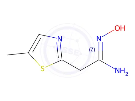 Chemical structure of n'-Hydroxy-2-(5-methyl-1,3-thiazol-2-yl)ethanimidamide