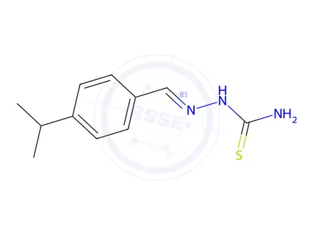 Chemical structure of Cuminaldehyde thiosemicarbazone