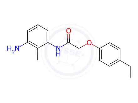 Chemical structure of N-(3-Amino-2-methylphenyl)-2-(4-ethylphenoxy)-acetamide