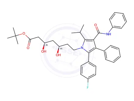 Chemical structure of Atorvastatin Impurity O reference substance
