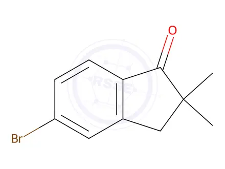 Chemical structure of 5-Bromo-2,3-Dihydro-2,2-Dimethyl-1H-Inden-1-One