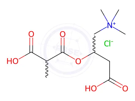 Chemical structure of Methylmalonyl DL-Carnitine Chloride (Mixture of Diastereomer