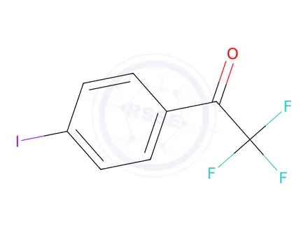 Chemical structure of 2,2,2-Trifluoro-1-(4-iodophenyl)ethanone