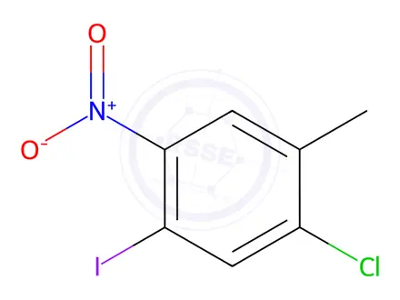Chemical structure of 2-Chloro-4-iodo-5-nitrotoluene
