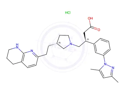 Chemical structure of GSK3008348