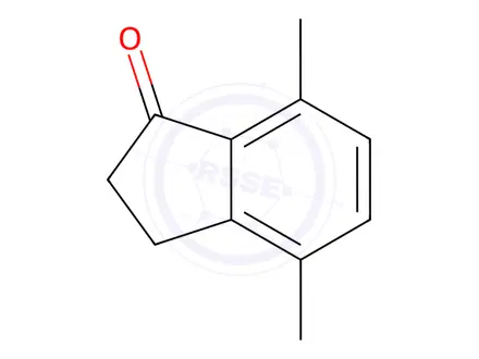 Chemical structure of 4,7-Dimethyl-indan-1-one