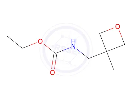Chemical structure of Carbamic acid, [(3-methyl-3-oxetanyl)methyl]-, ethyl ester (9CI)