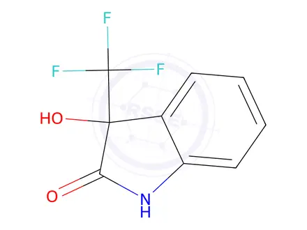 Chemical structure of 3-Hydroxy-3-(trifluoromethyl)indolin-2-one