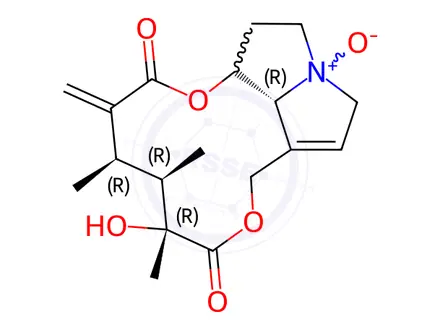 Chemical structure of Senecivernine N-oxide