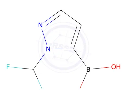 Chemical structure of (1-(Difluoromethyl)-1H-pyrazol-5-yl)boronic acid