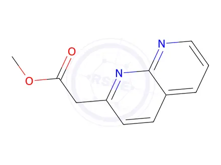 Chemical structure of Methyl 2-(1,8-naphthyridin-2-yl)acetate