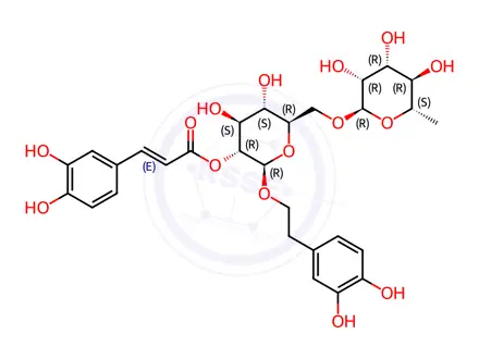 Chemical structure of Forsythoside H